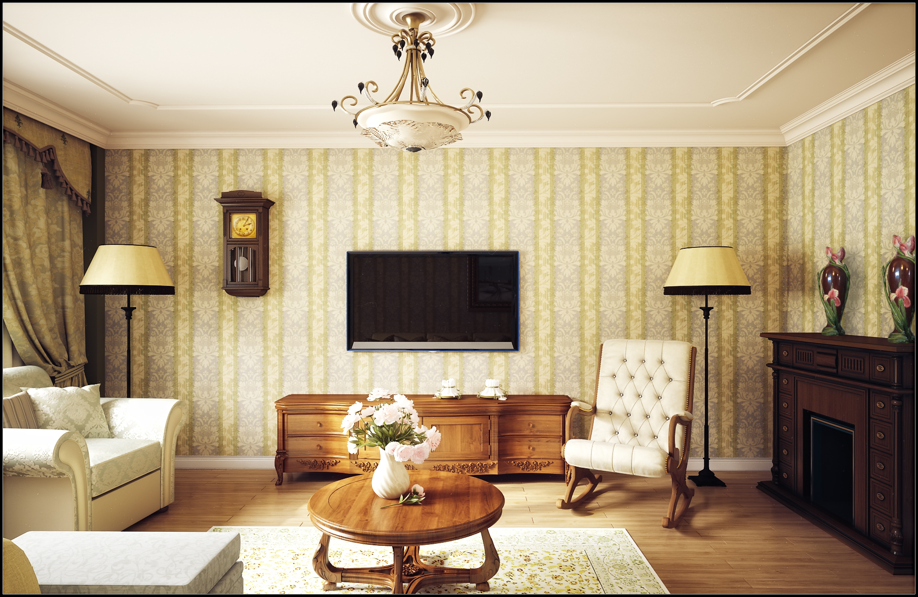 Гостиная, ракурс 3