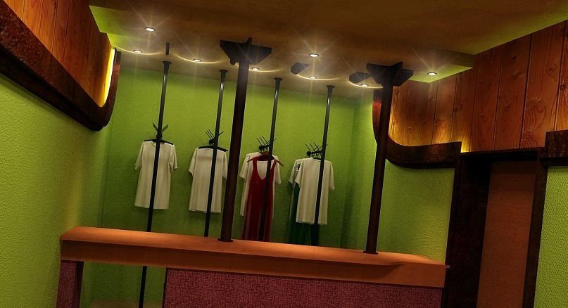 Паб "Корсар" Гардеробная