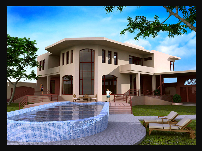 Загородный жилой дом