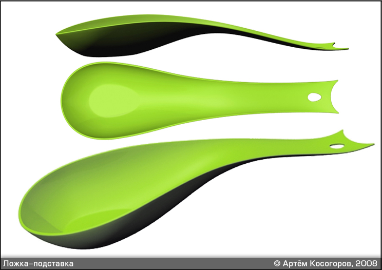 Разработка товаров народного потребления - ложка-подставка