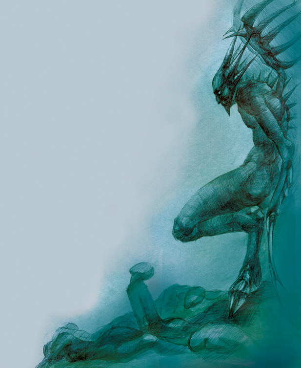 Иллюстрация для книги "Некрономикон"