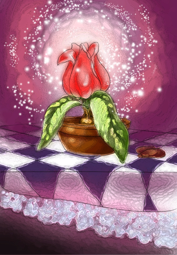 Иллюстрация к книге Дюймовочка