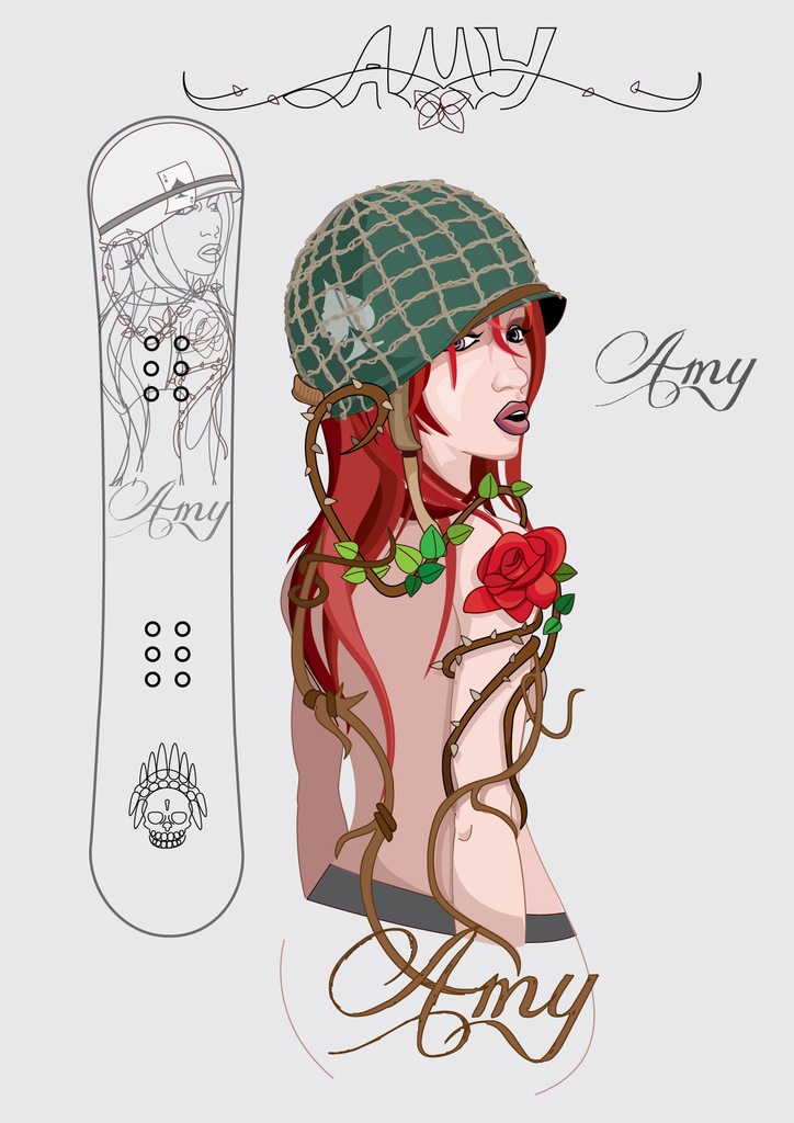 Принт для сноуборда