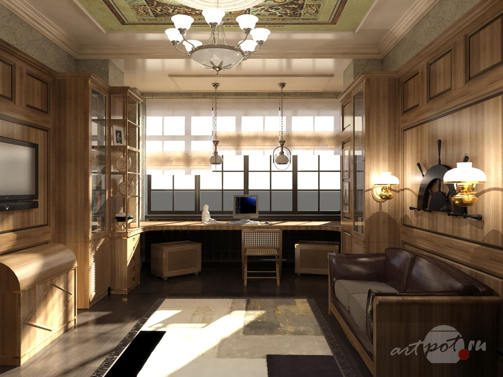 Дизайн и визуализация интерьера детской комнаты