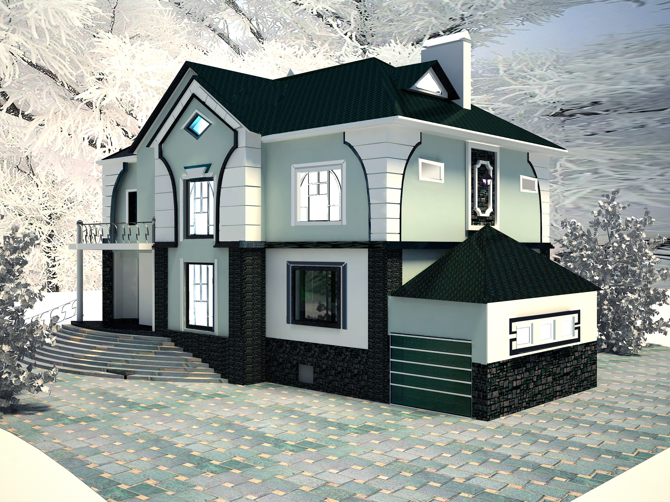 Частный дом в пос."Грибово де люкс"