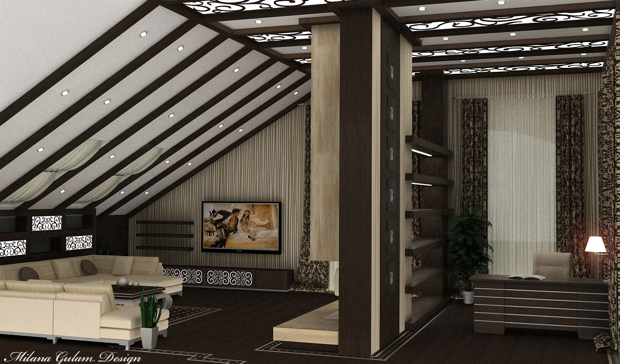 комната отдыха и кабинет