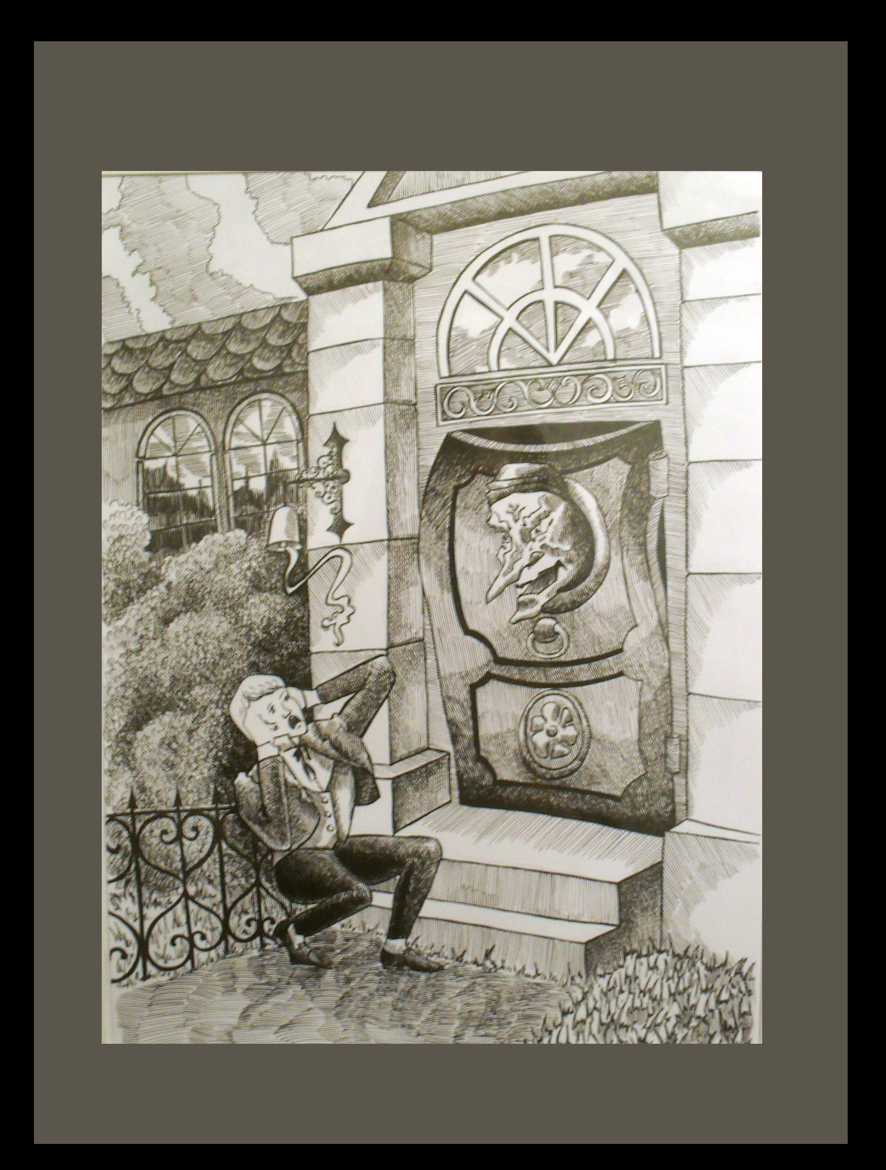 Иллюстрация к сказке Гофмана "Золотой горшок"