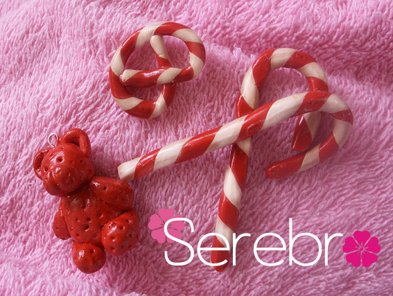 Подвески и сладости из полимерной глины