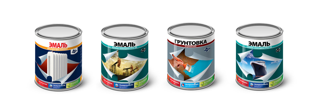 Этикетка для краски