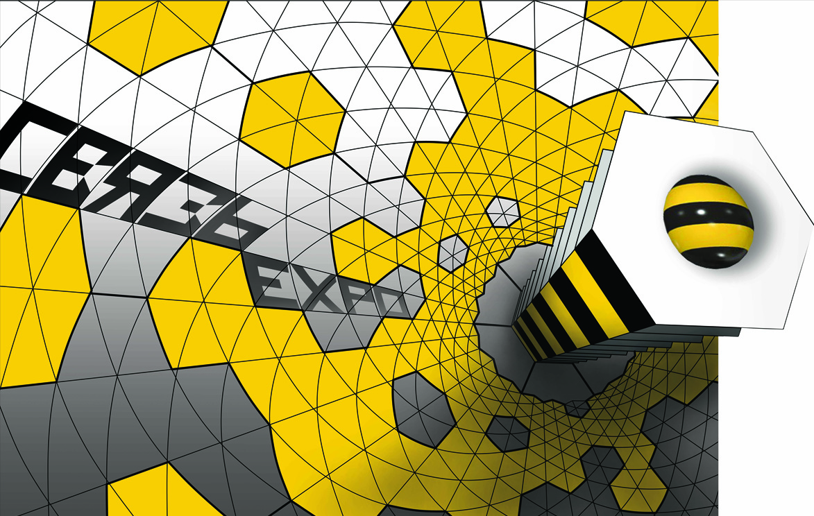 плакат "beeline"