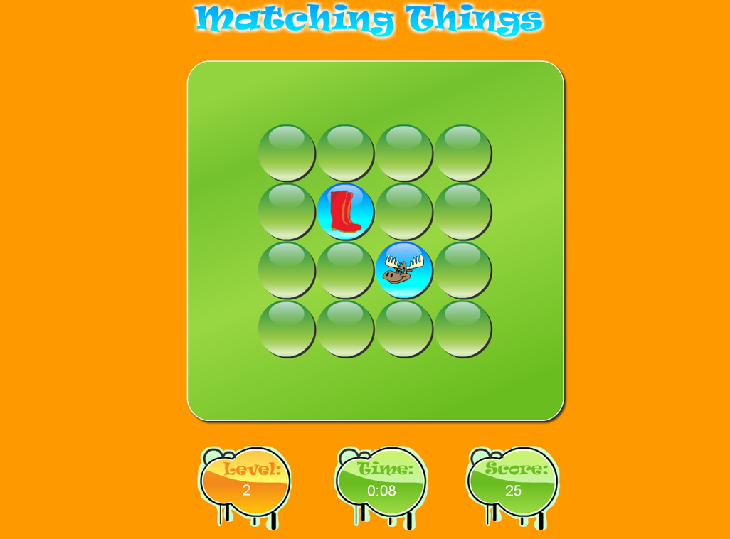 Matching Things Flash Game