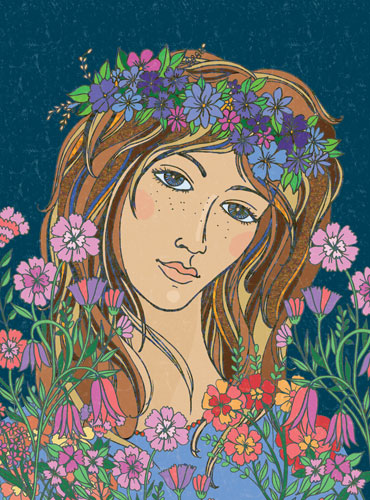 обложка для дамского журнала