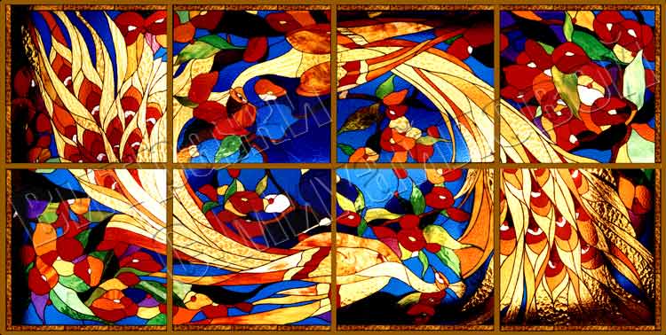 ВИтраж в технике "Тиффани"