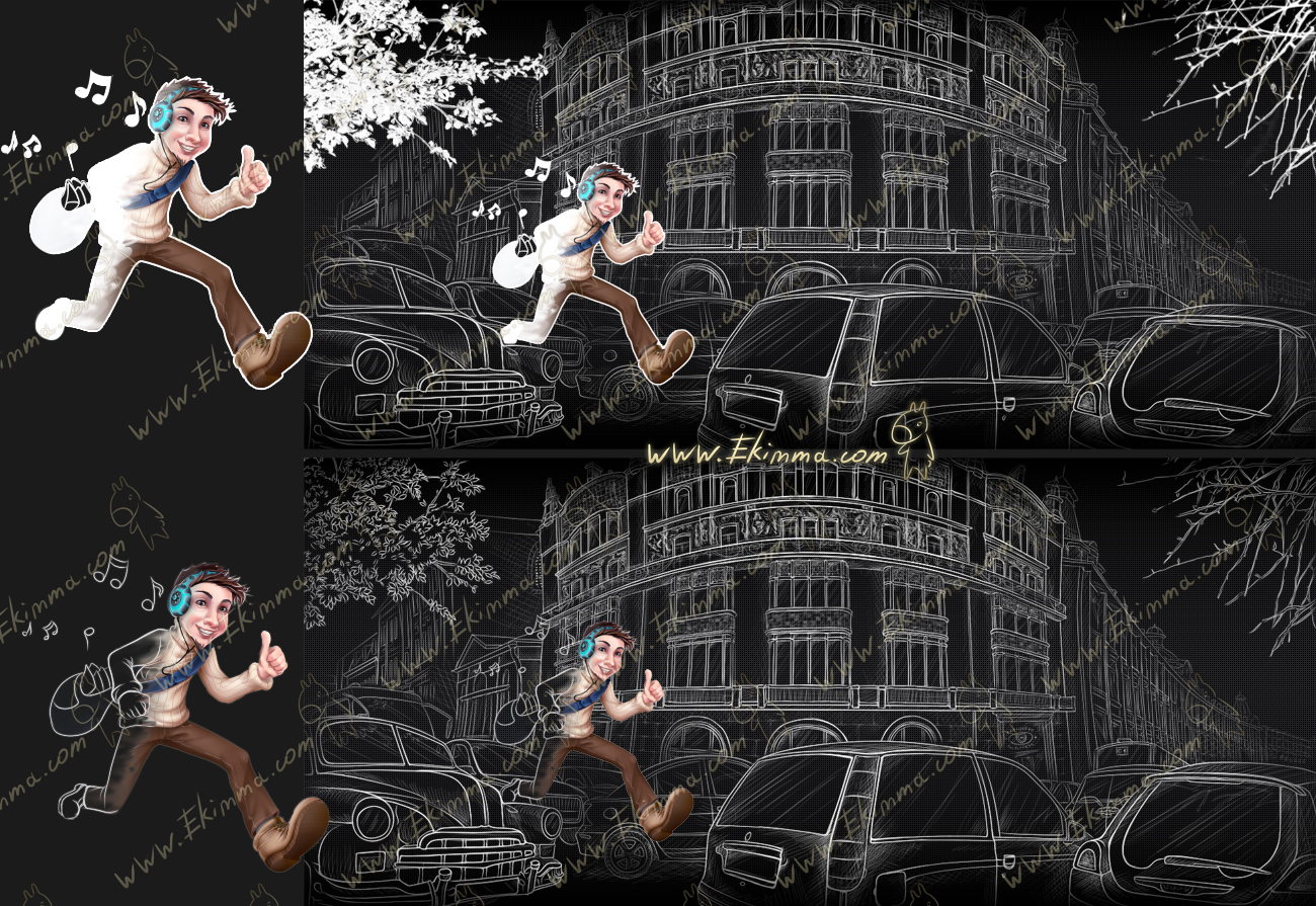 Иллюстрация для сайта курьерской службы