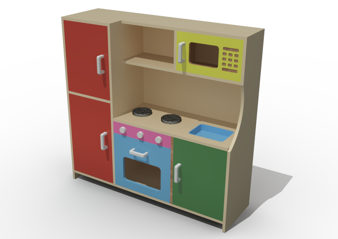 3D моделирование игровой зоны для детей