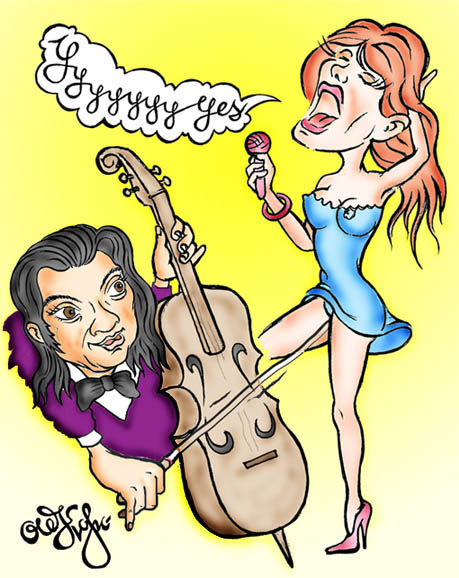 карикатура "у-е-с"