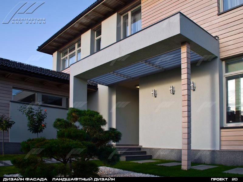 Дизайн фасада Ландшафтный дизайн  Москва "Бенилюкс"