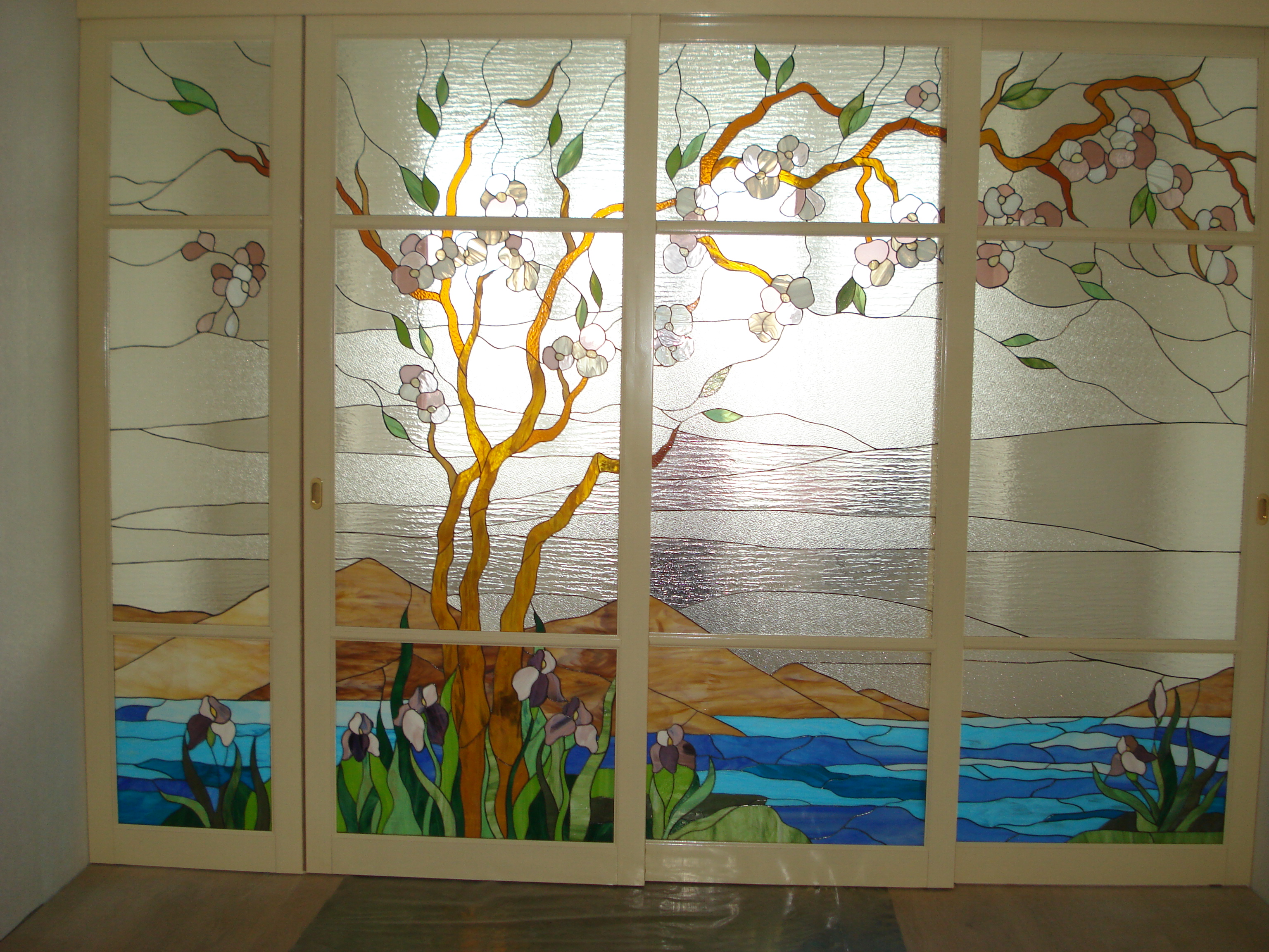 Витраж 2 в технике "Тиффани"