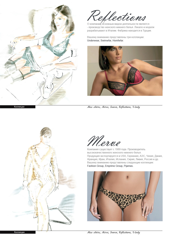 Презентация коллекций женского белья