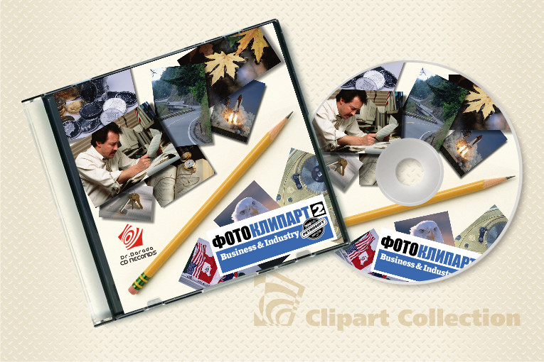 Оформление CD-диска "Фотоклипарт" (1)
