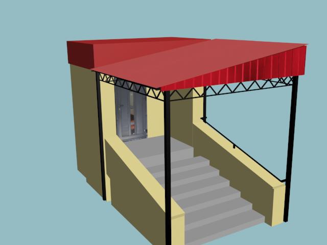 металлический навес