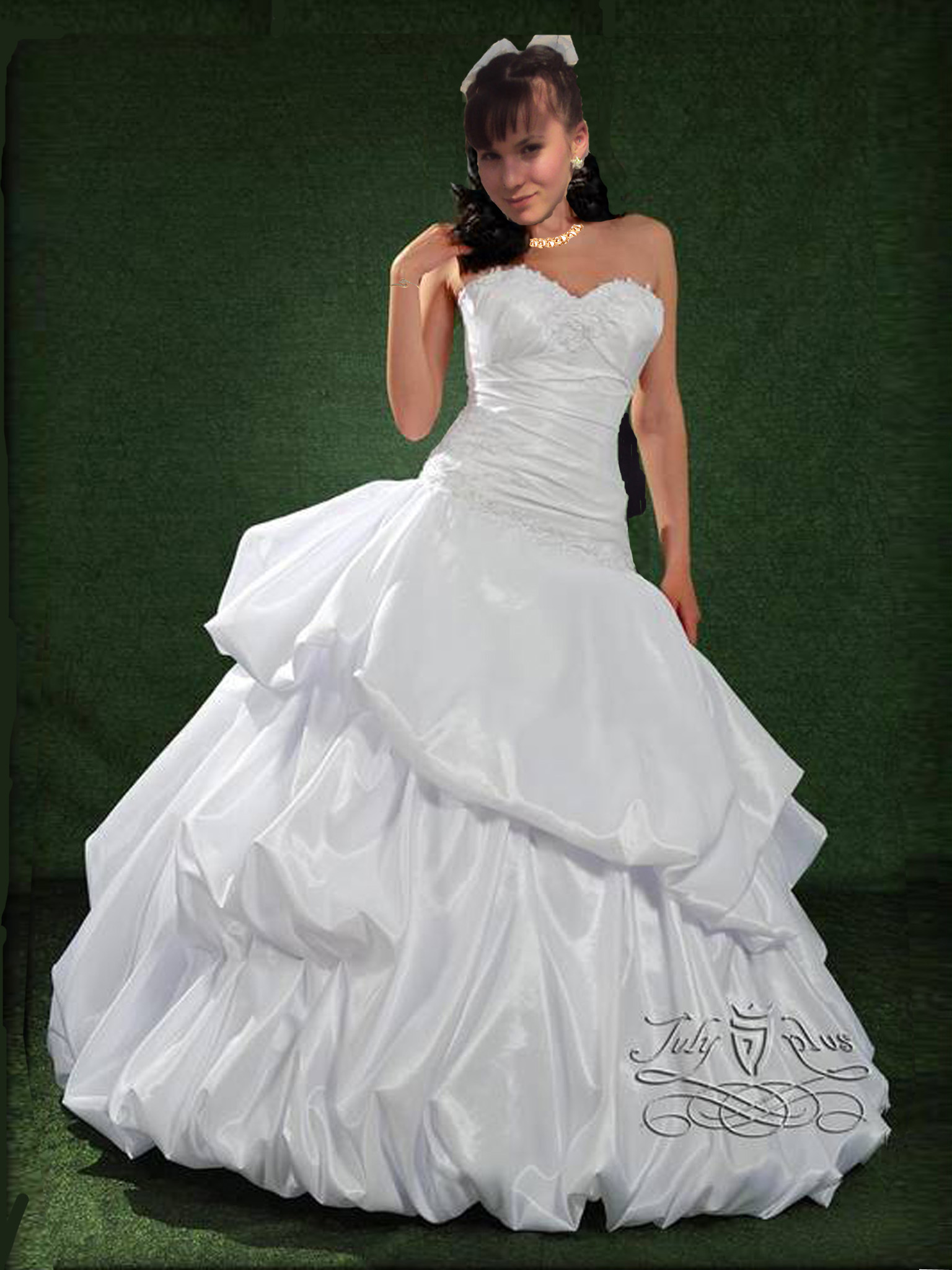 Фотошоп, подставка лица под наряд