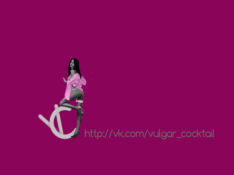 Логотип для группы в Вконтакте "Vulgar Cocktail"
