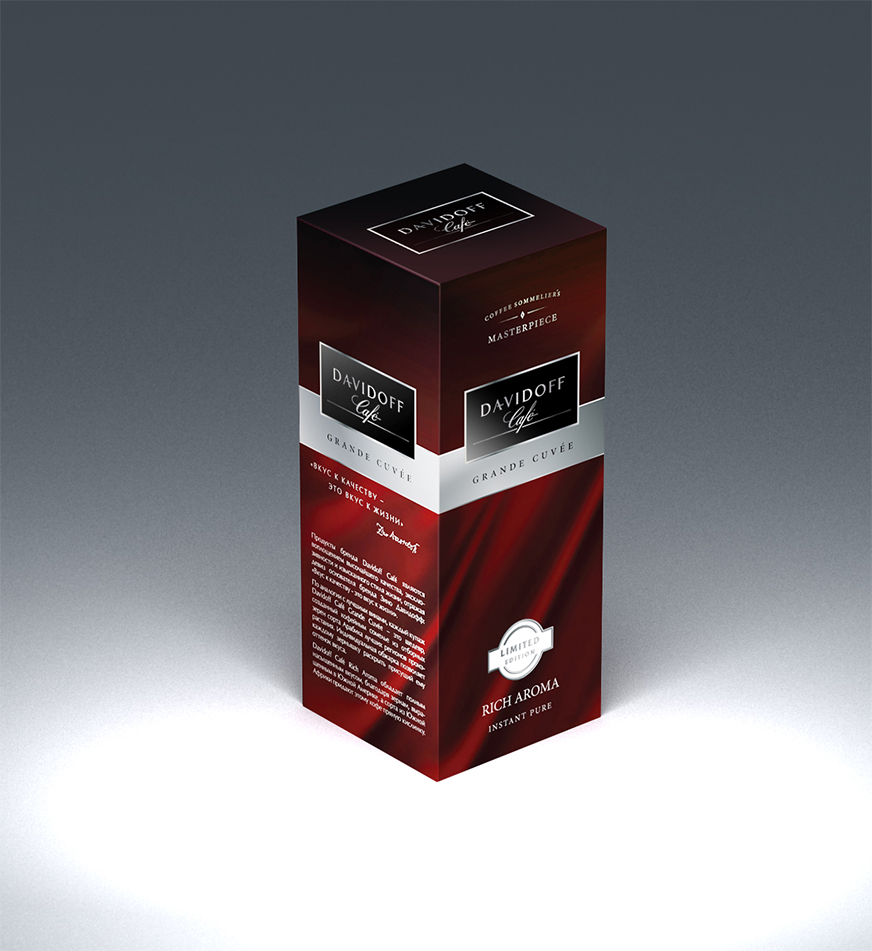 Визуализация рестайлинга упаковки Tchibo