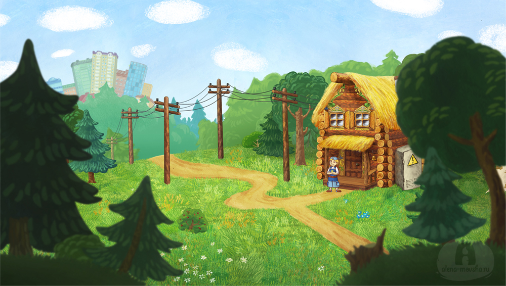 Лужайка «Приключения Вольтика»