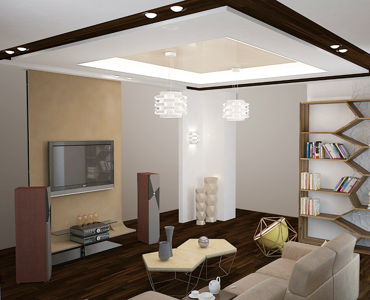 проект гостиной