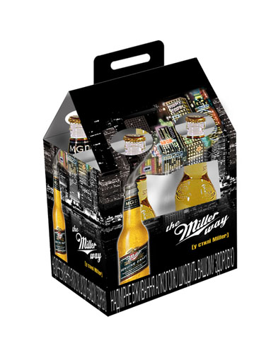 Упаковка для пива "Miller"
