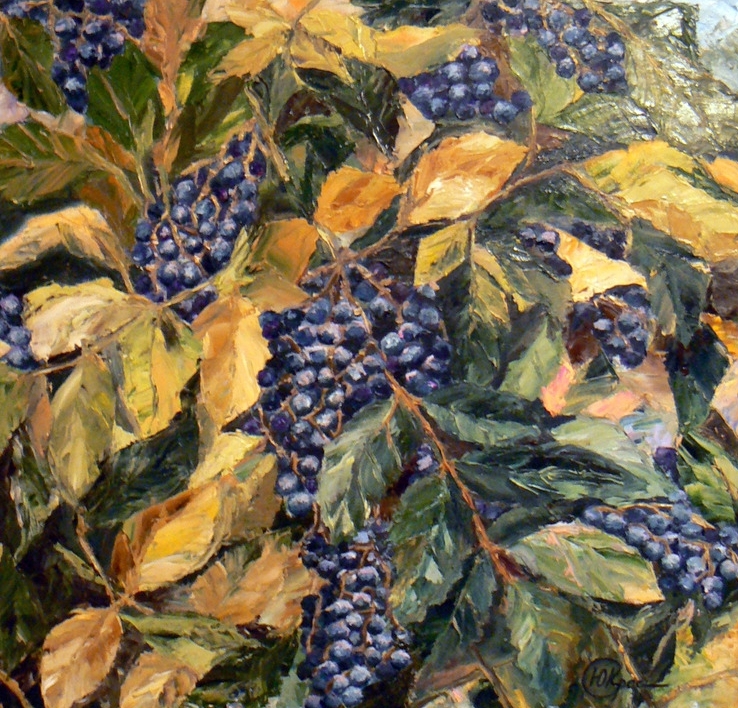 Живопись. "Дикое и виноградное"