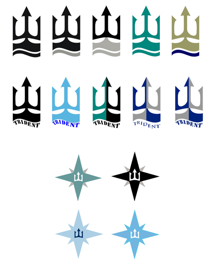 Логотип для компании "Trident".