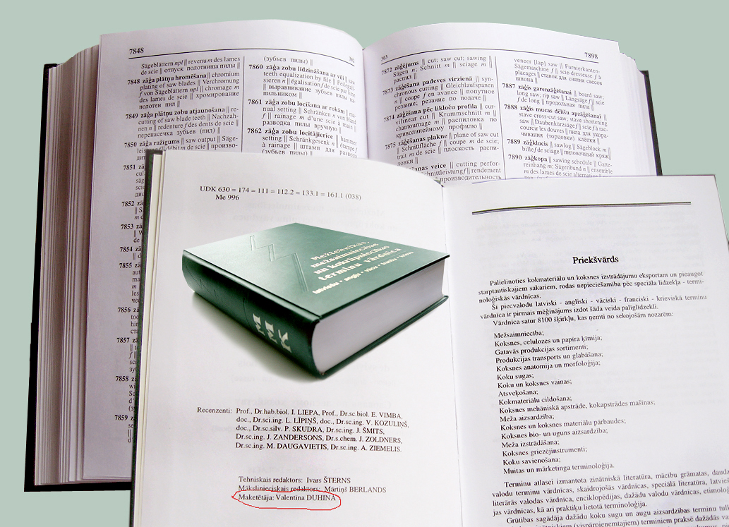 Словарь лесотехнических терминов (на пяти языках)