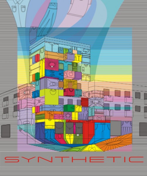 Рекламный банер магазина "Synthetic"