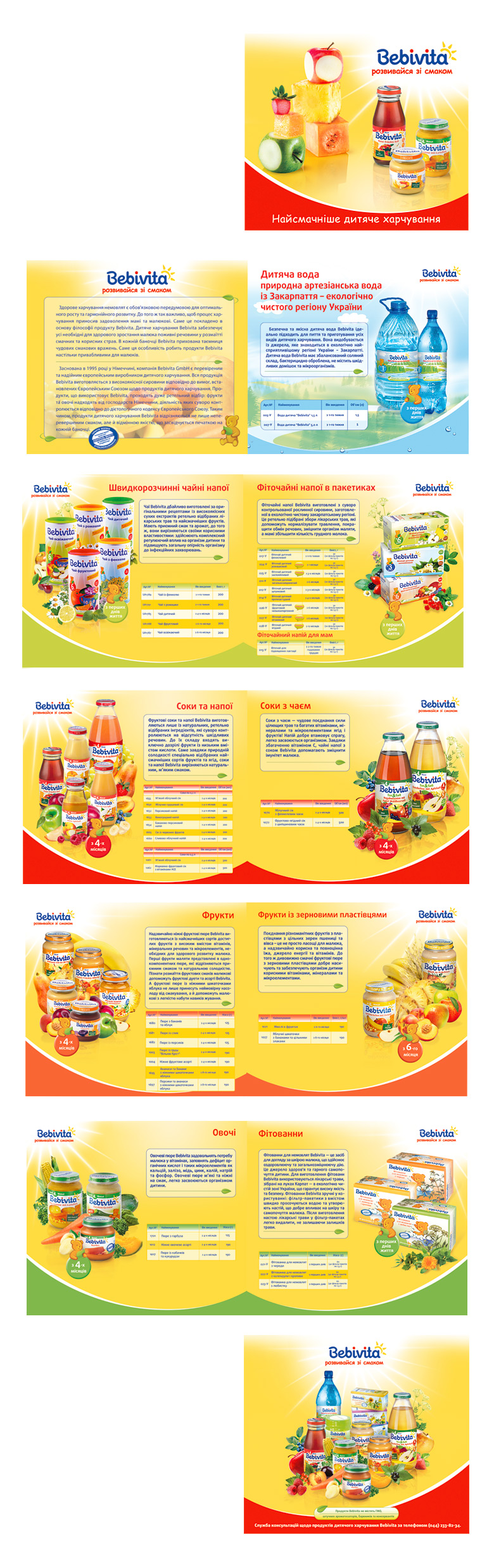 Каталог детского питания Bebivita ( Германия)