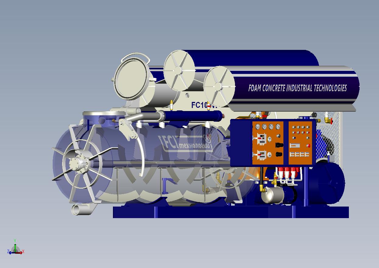 Устанока для производства пенобетона FC100W