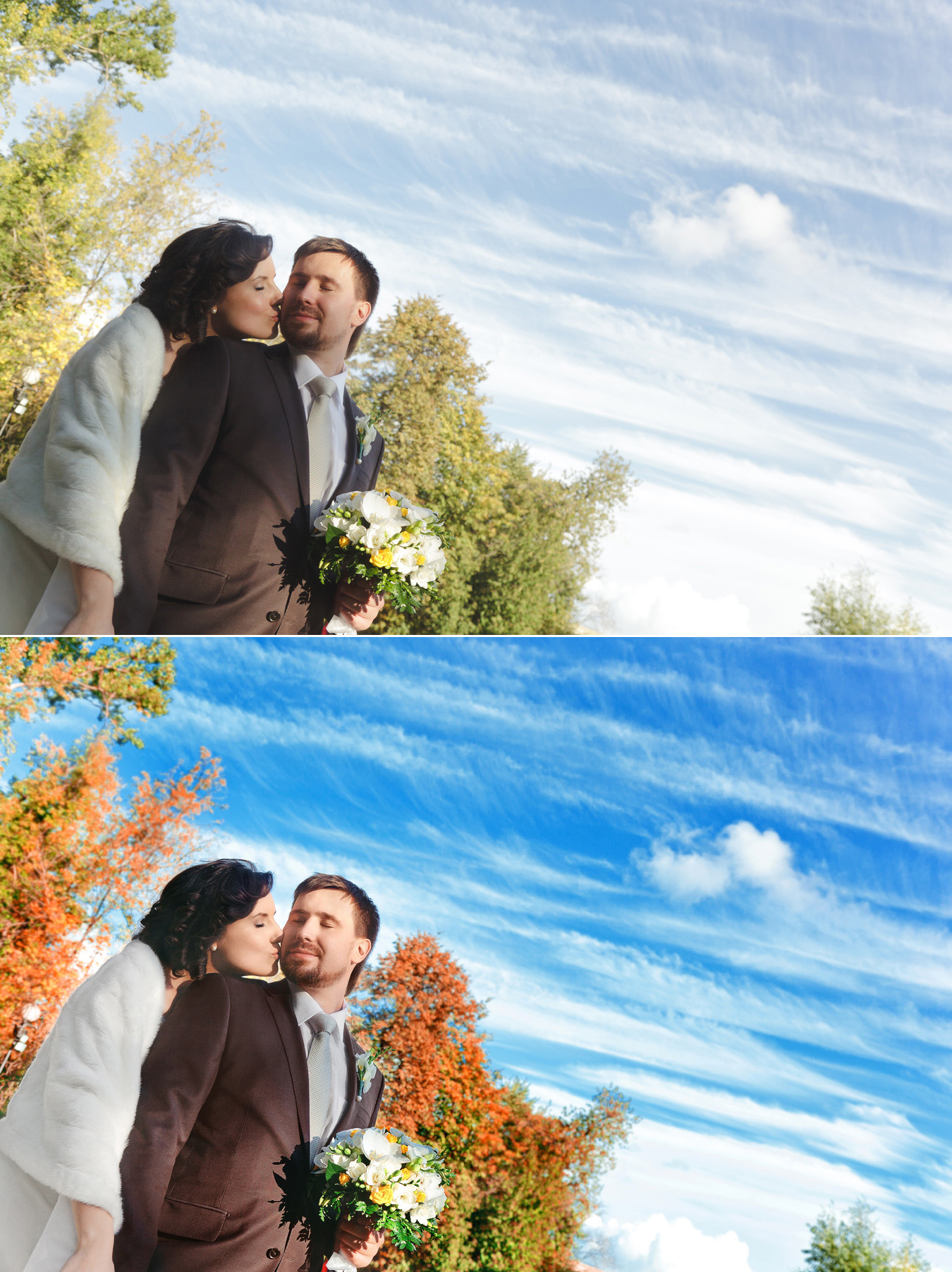 Ретушь/обработка свадебных фотографий