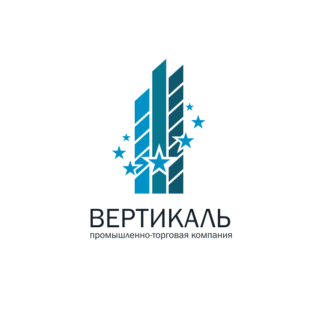 Логотип лля строительной компании «Вертикаль»