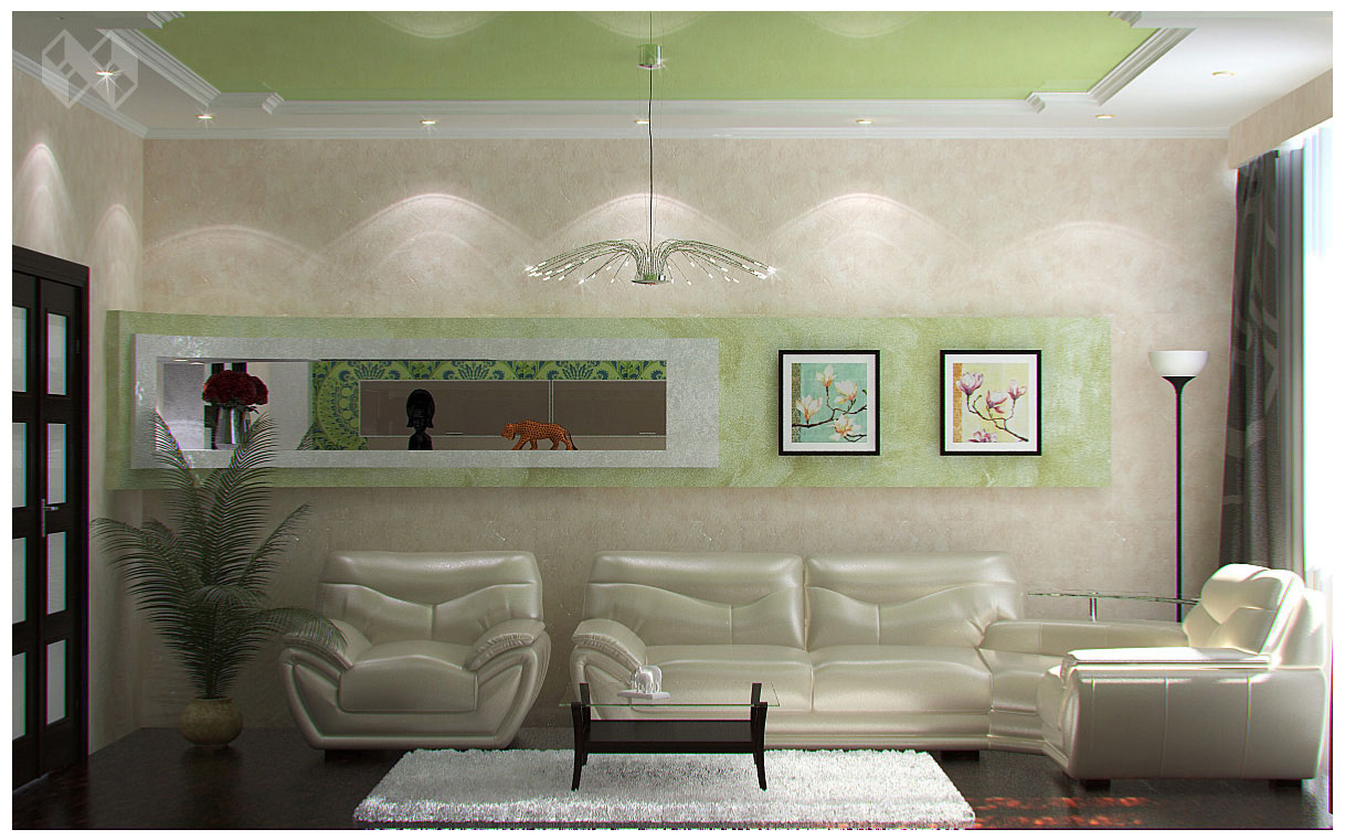 Дизайн и 3D визуализация частного интерьера. Объект: ЖК "Миллениу