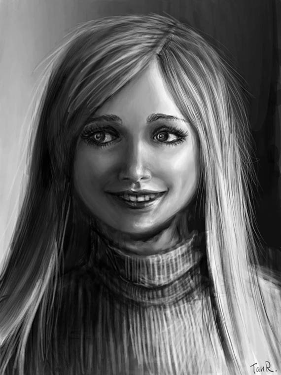 портрет девушки