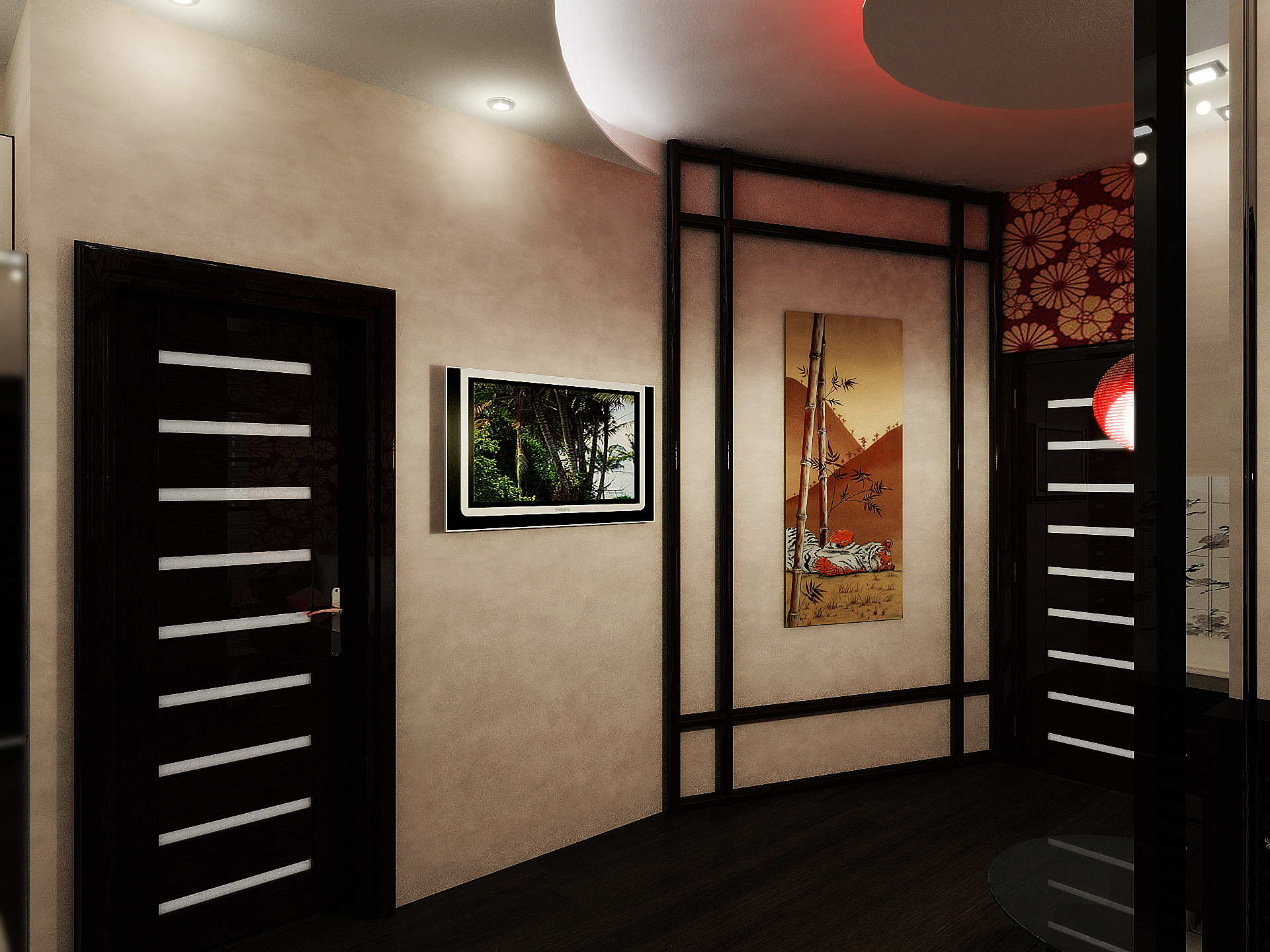 Студия - вид из прихожей