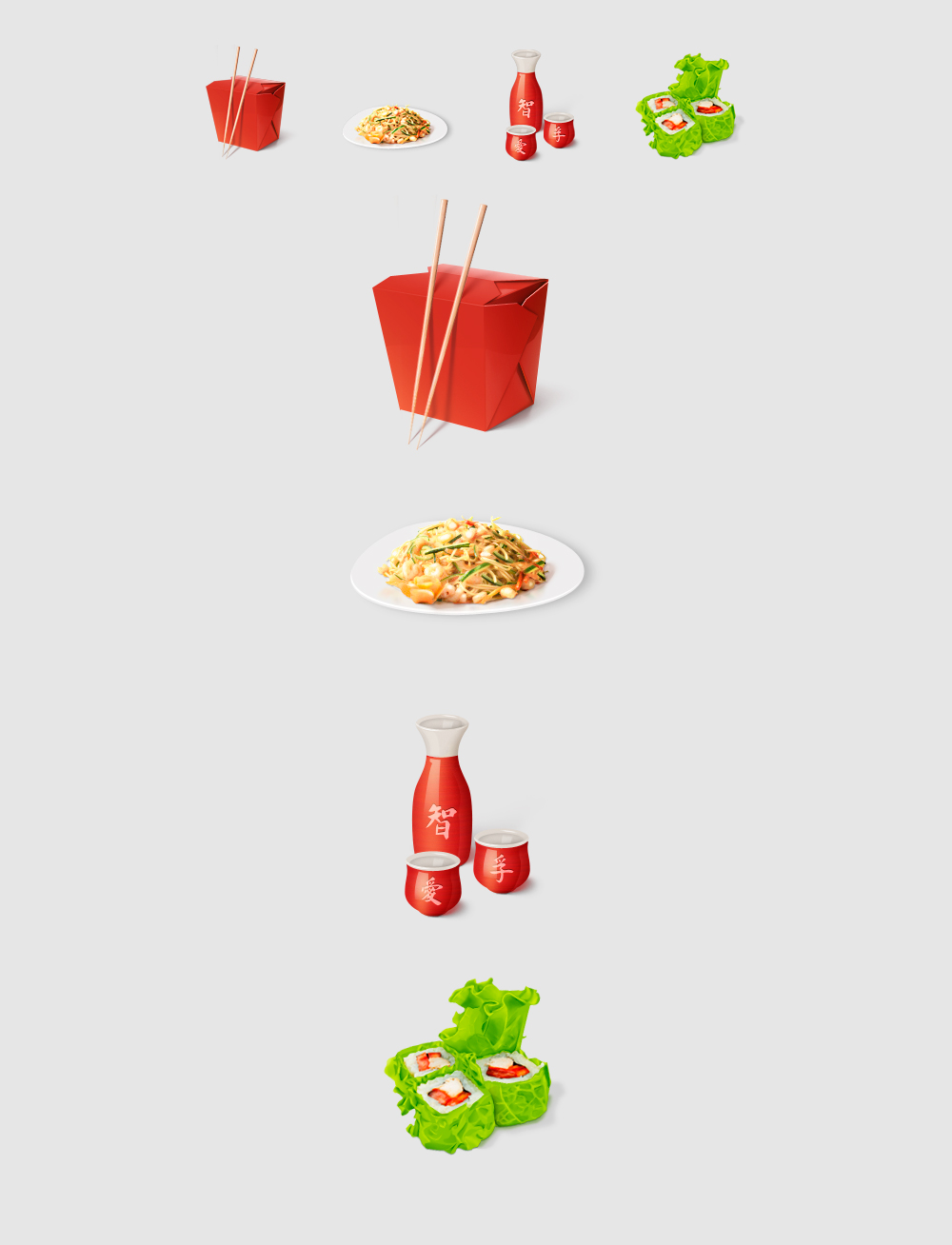 Иконки Chinese Food