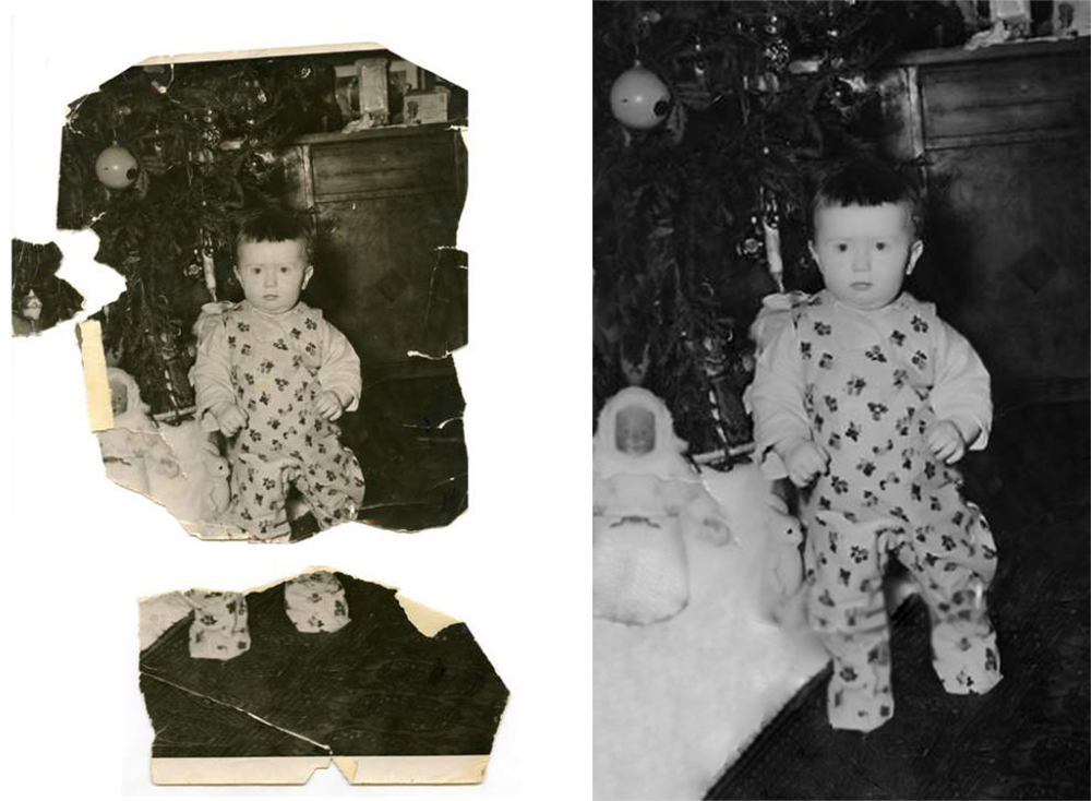 Ретушь и склеивание