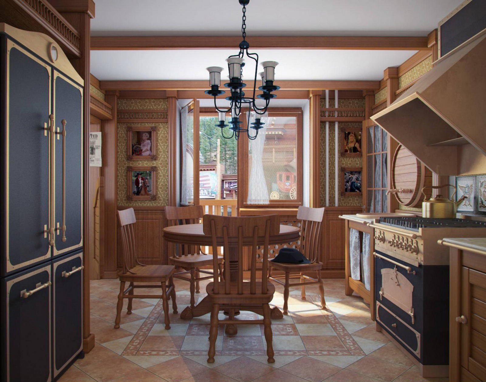 Кухня в стиле кантри