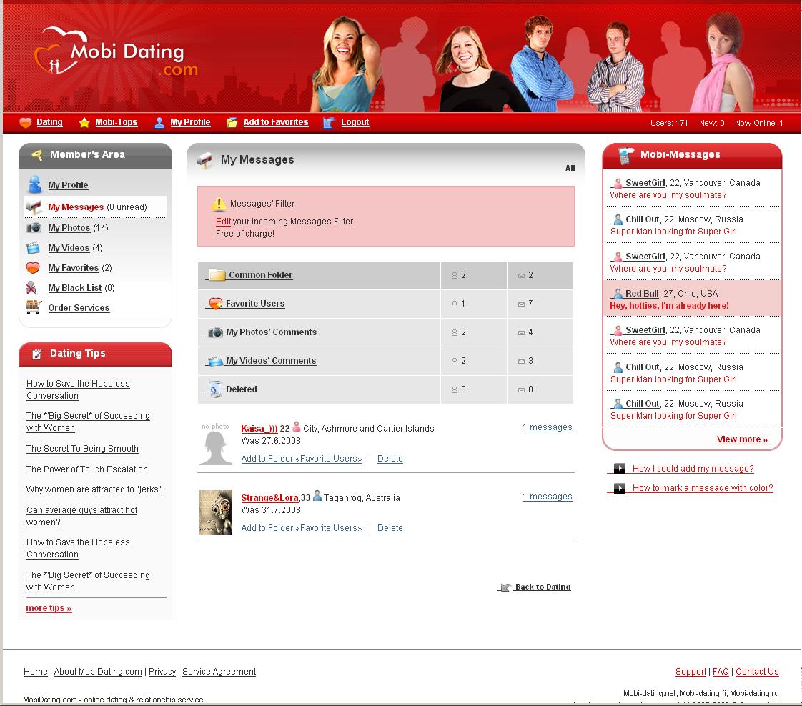 Сайт знакомств