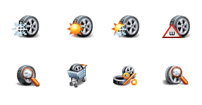 Иконки для магазина шин