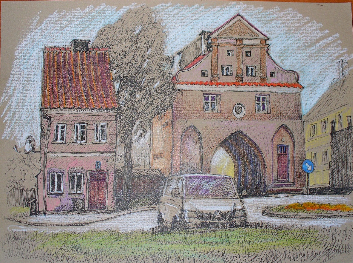 зарисовка городская