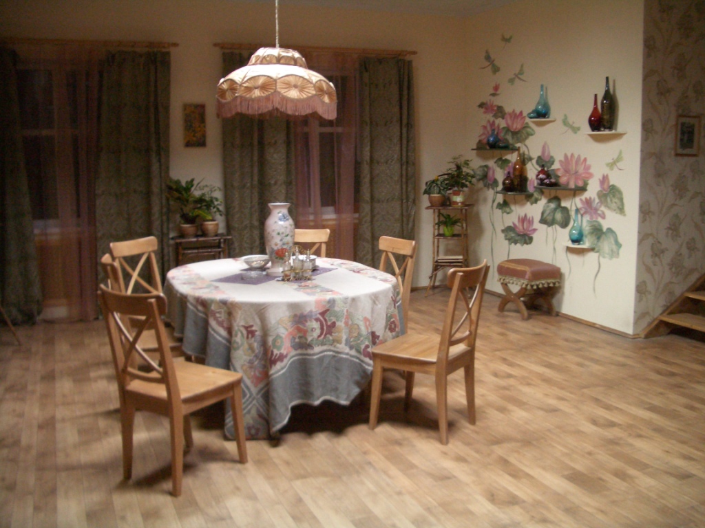 декорация для т/ф "Дыши со мной" дом Павловых 1 этаж