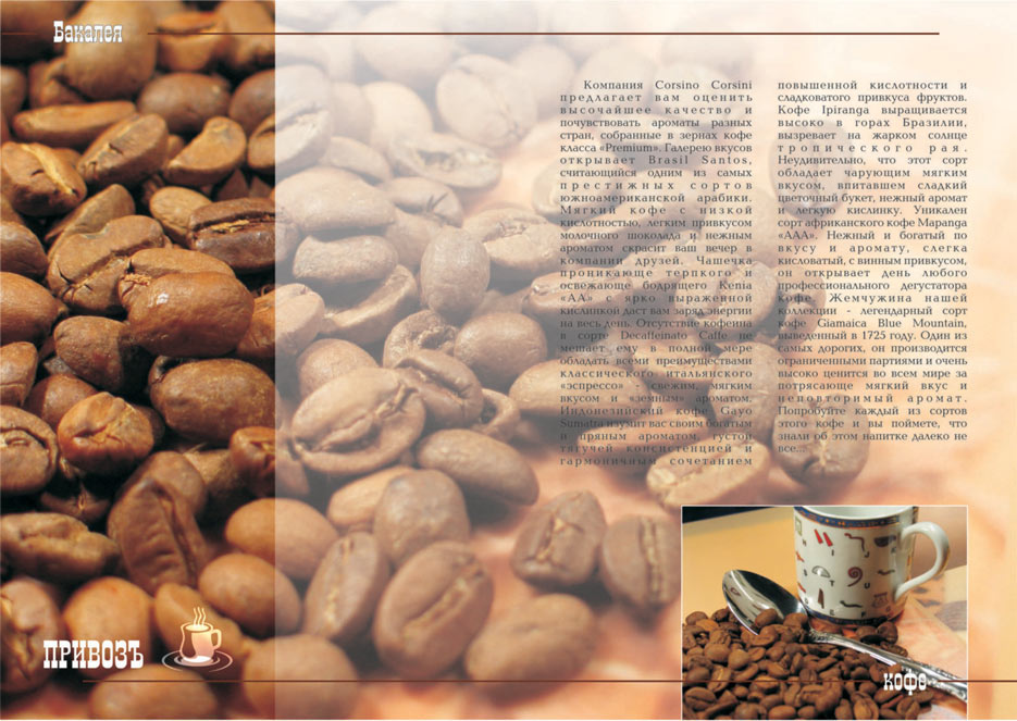 буклет для продуктового магазина